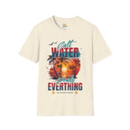 Salt Water Heals Everything T-Shirt - Sunset Palm Tree Beach Tee