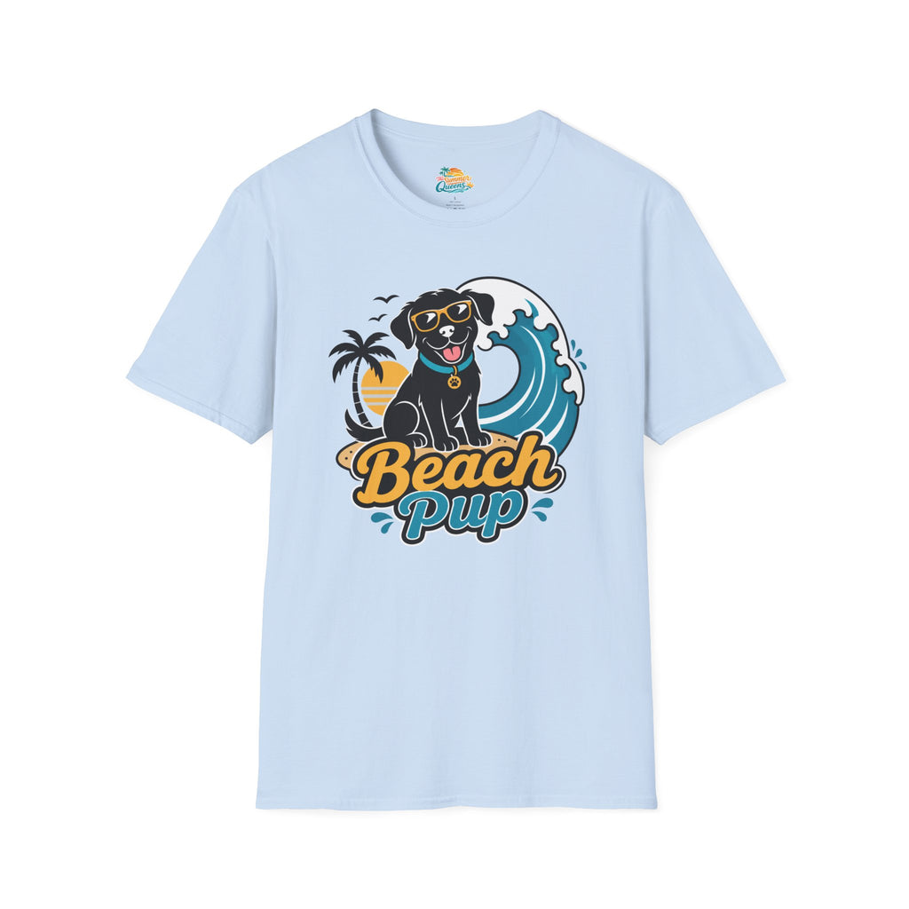 Beach Pup T-Shirt — Retro Surf Dog Graphic Tee