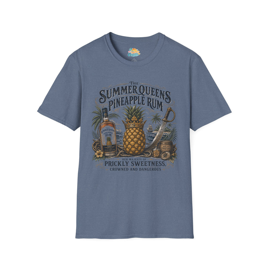The Summer Queens Pineapple Rum Bottle T-Shirt