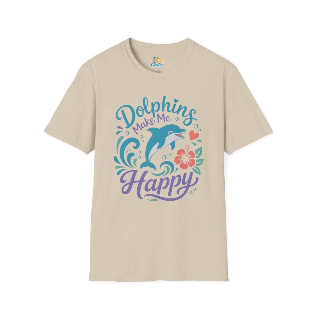 Dolphins Make Me Happy T-Shirt