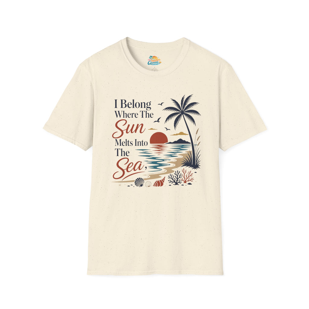 I Belong Where The Sun Melts Into The Sea T-Shirt