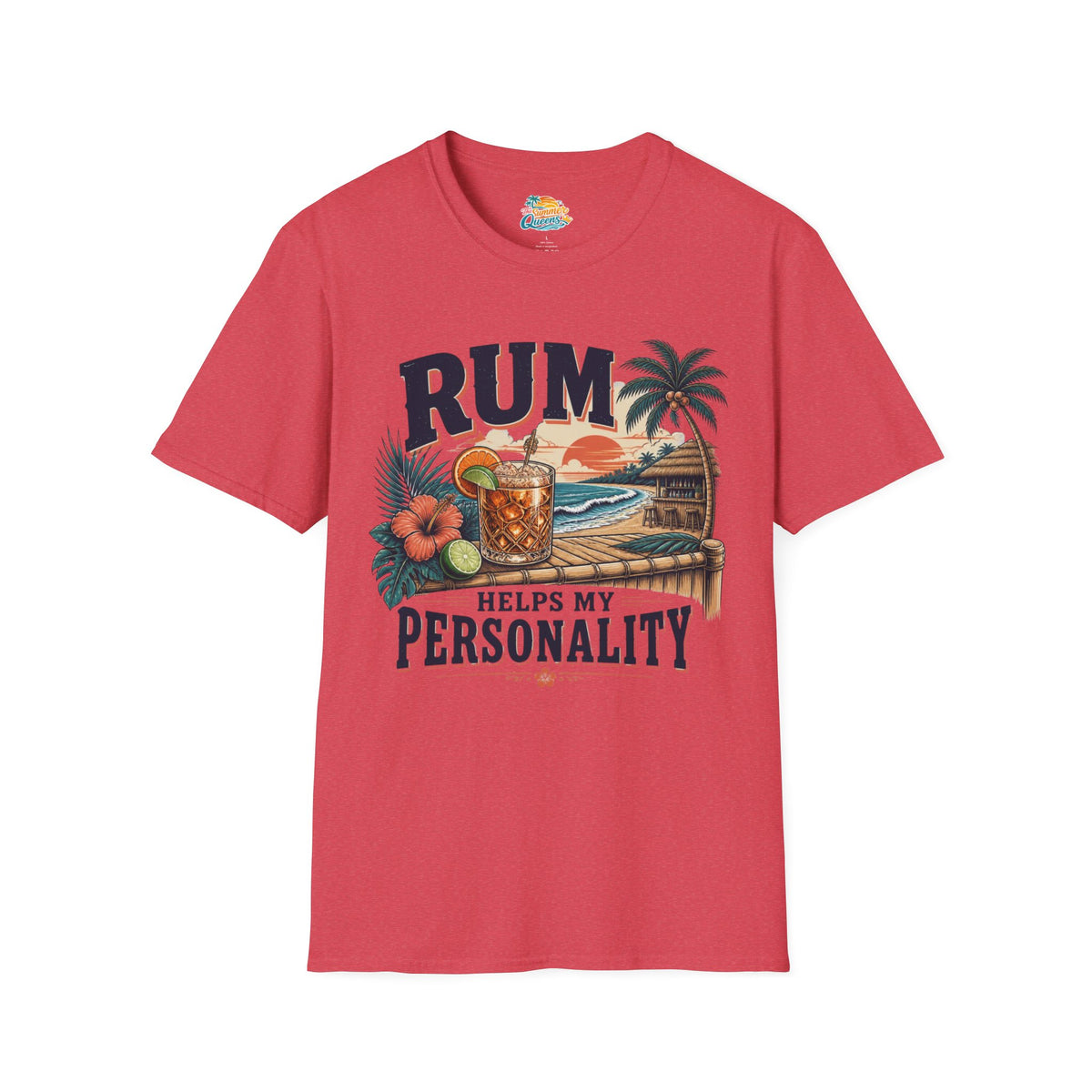 Rum Helps My Personality T-Shirt
