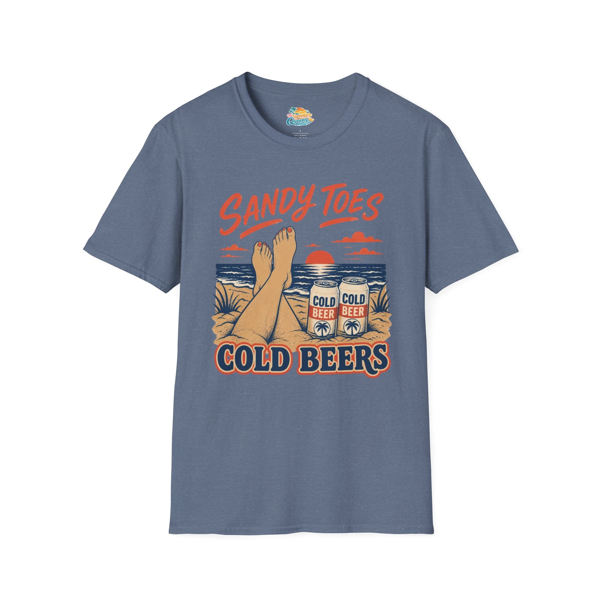 Sandy Toes Cold Beers T-Shirt