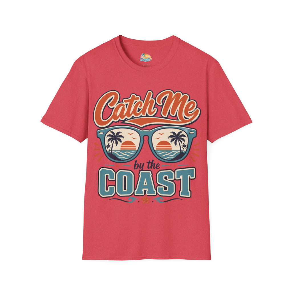 Catch Me by the Coast T-Shirt — Retro Sunglasses Beach Graphic Tee