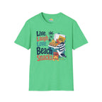 Live, Laugh, Love, Beach Snacks T-Shirt