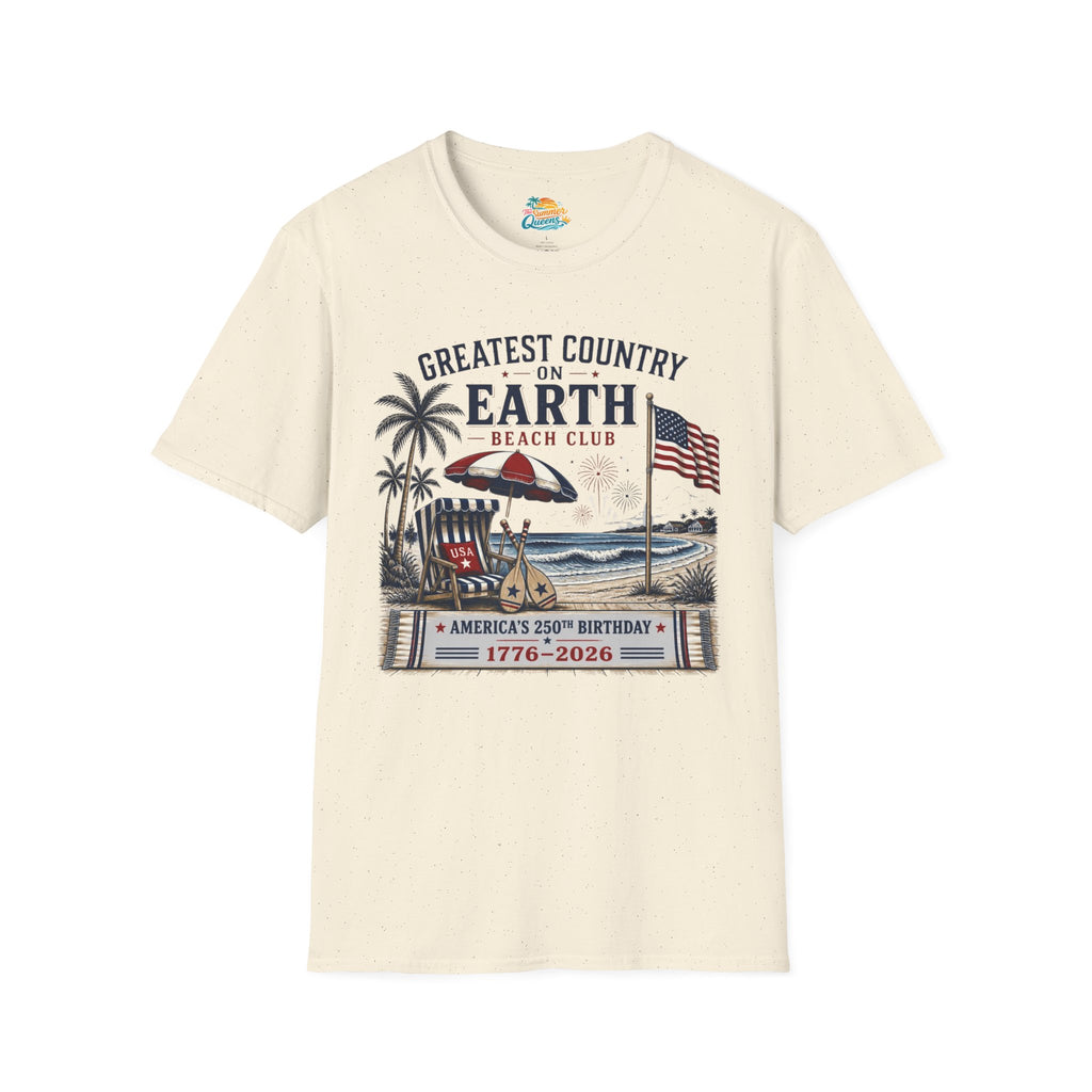 Greatest Country on Earth Beach Club T-Shirt