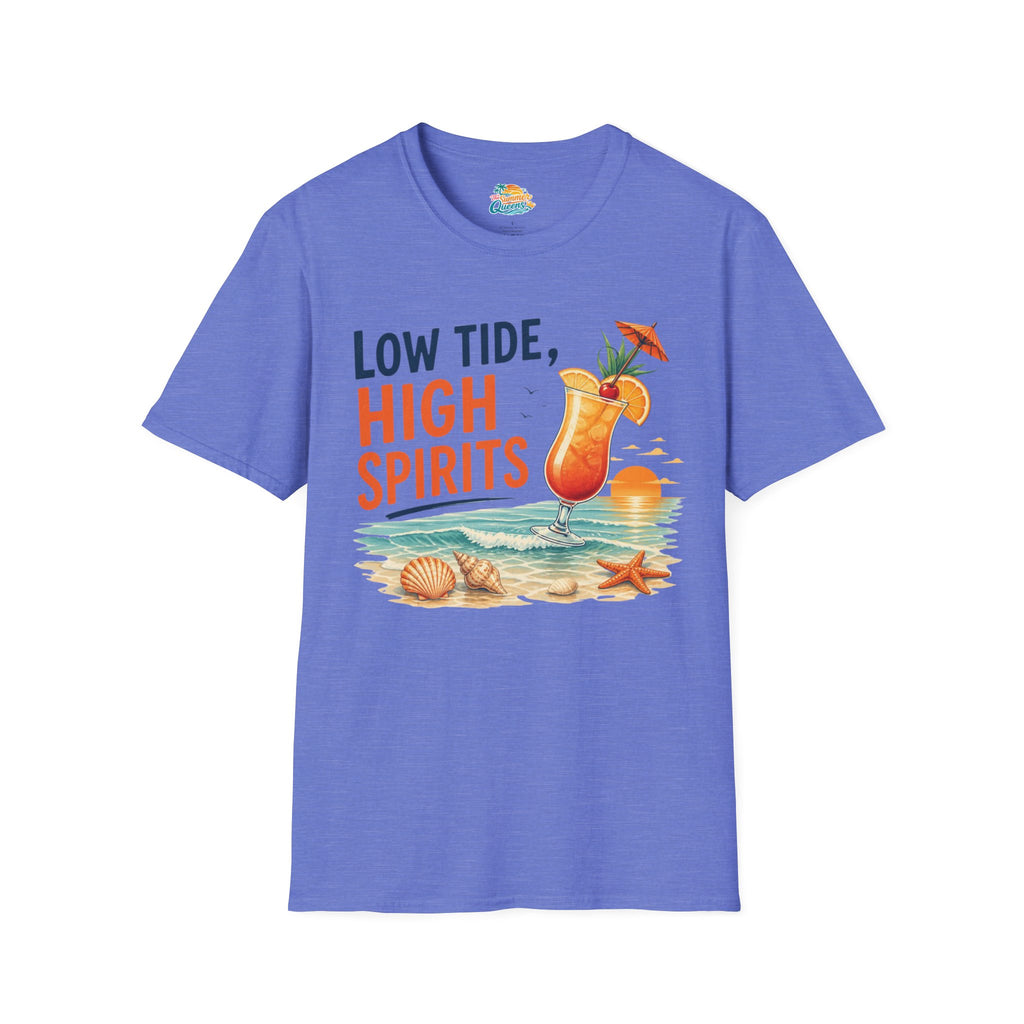 Low Tide, High Spirits Cocktail T-Shirt