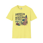 American by Birth, Beach Bum by Choice T-Shirt