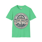 Stay Salty Coastal T-Shirt – Nautical Compass & Sailboat Design