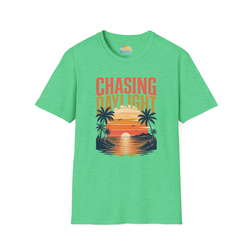 Chasing Daylight Sunset Beach T-Shirt