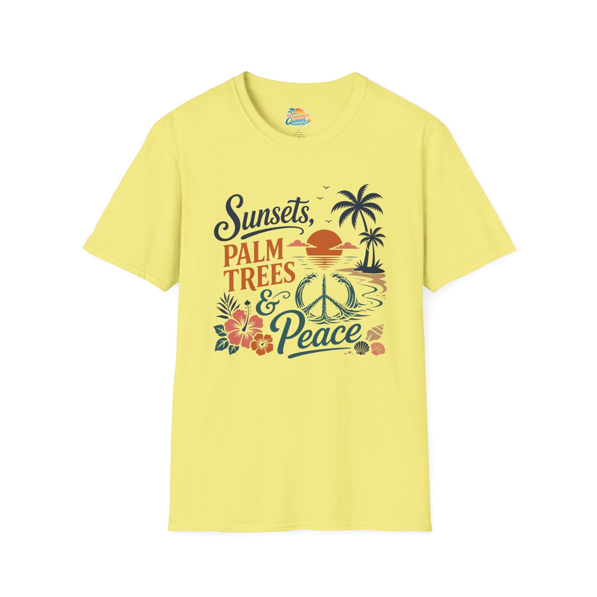 Sunsets, Palm Trees & Peace T‑Shirt