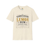 The Summer Queens Lemon Rum Label T-Shirt