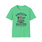 American by Birth, Beach Bum by Choice T‑Shirt