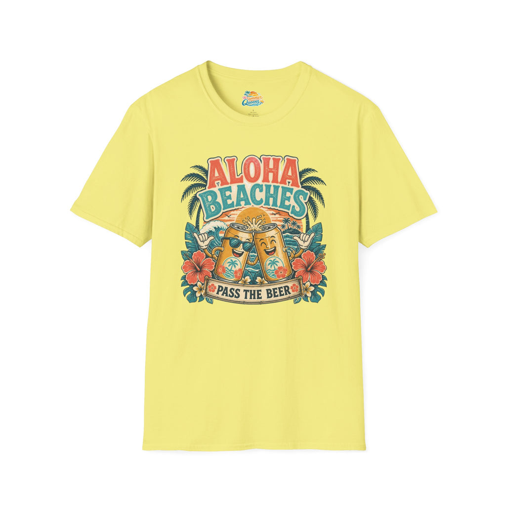 Aloha Beaches, Pass the Beer T-Shirt
