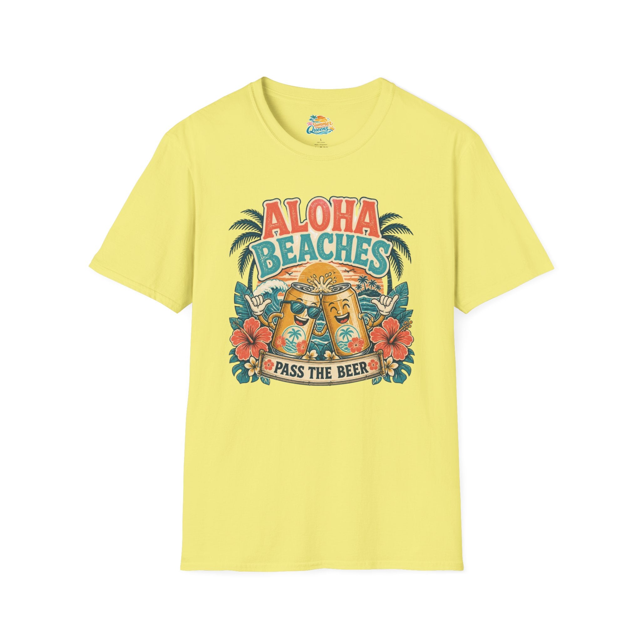 Aloha Beaches, Pass the Beer T-Shirt