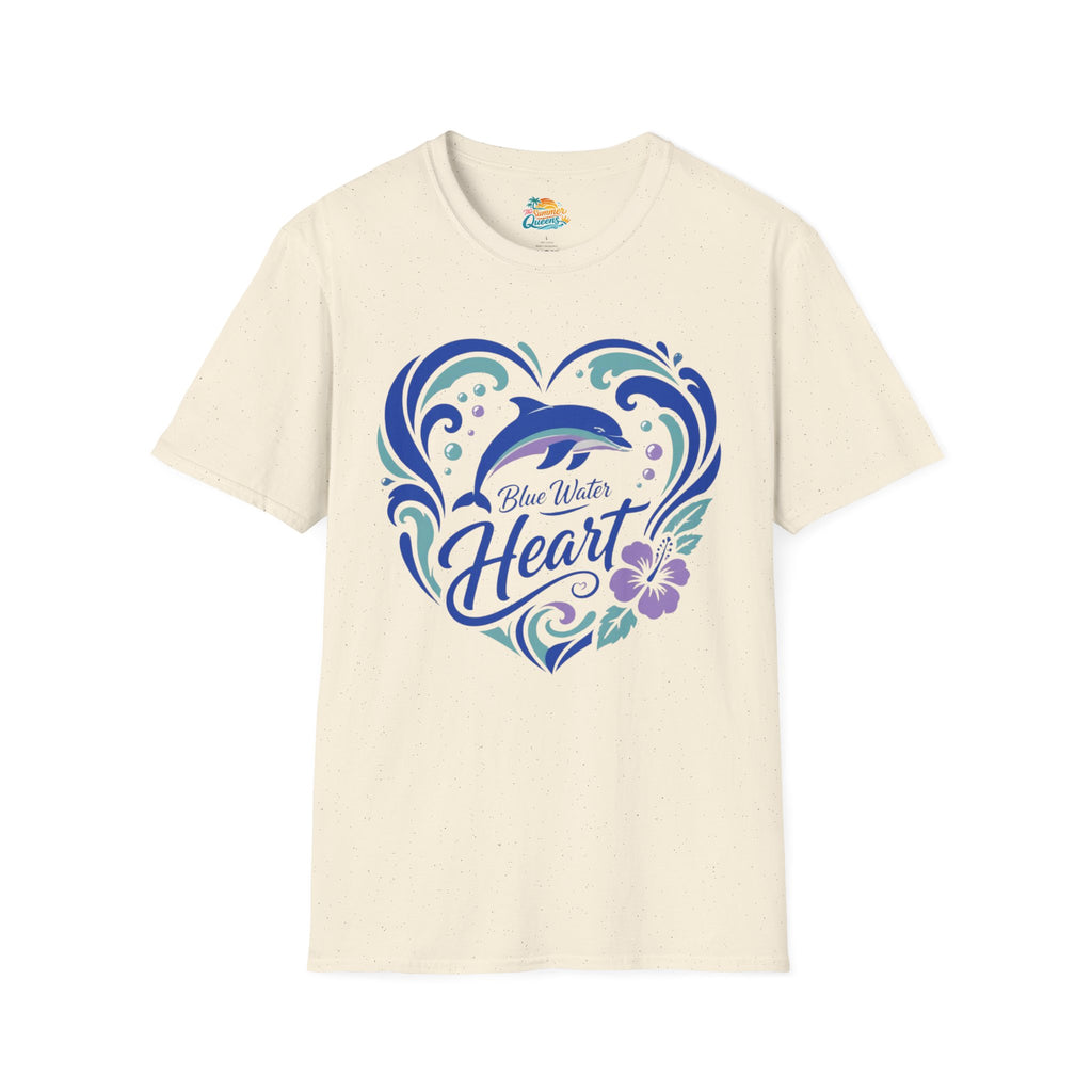 Blue Water Heart T-Shirt