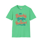 Beachy, Boujee & Unbothered T-Shirt — Tropical Summer Graphic Tee