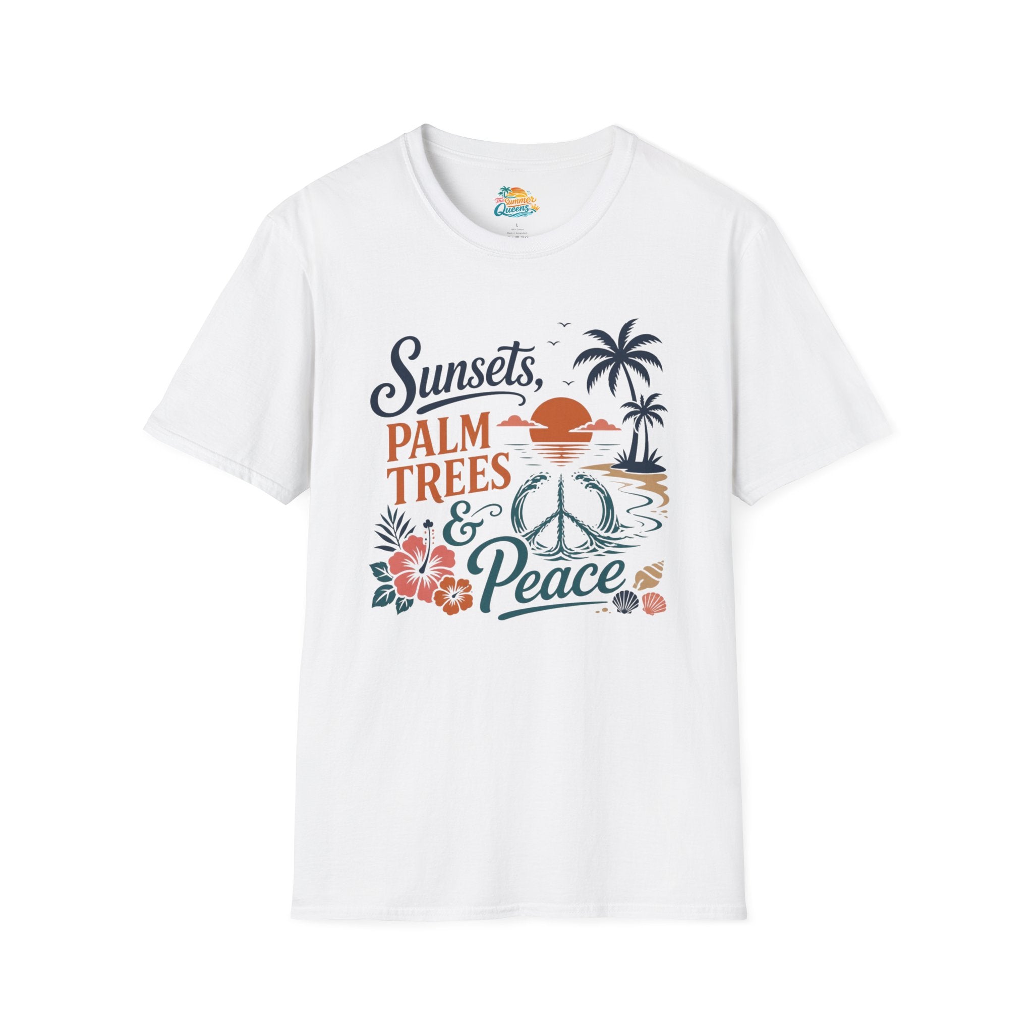 Sunsets, Palm Trees & Peace T‑Shirt
