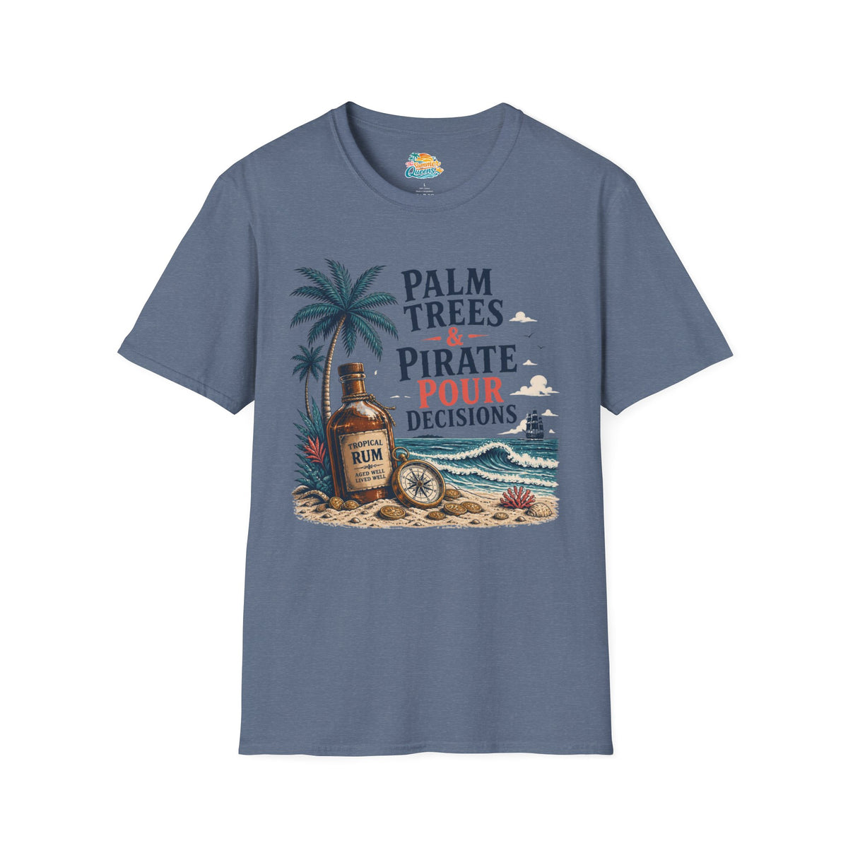 Palm Trees & Pirate Pour Decisions T-Shirt