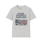 Stars, Stripes & Shorelines US Flag T-Shirt