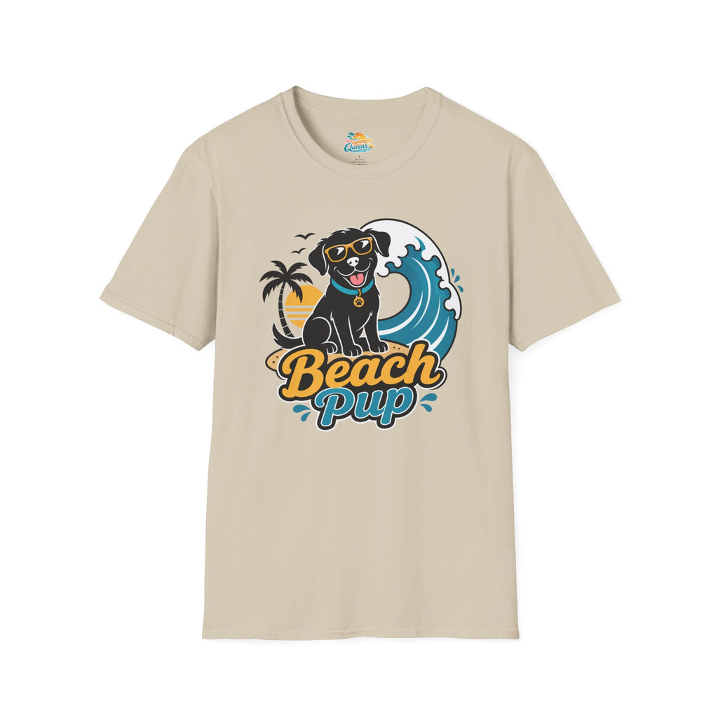 Beach Pup T-Shirt — Retro Surf Dog Graphic Tee
