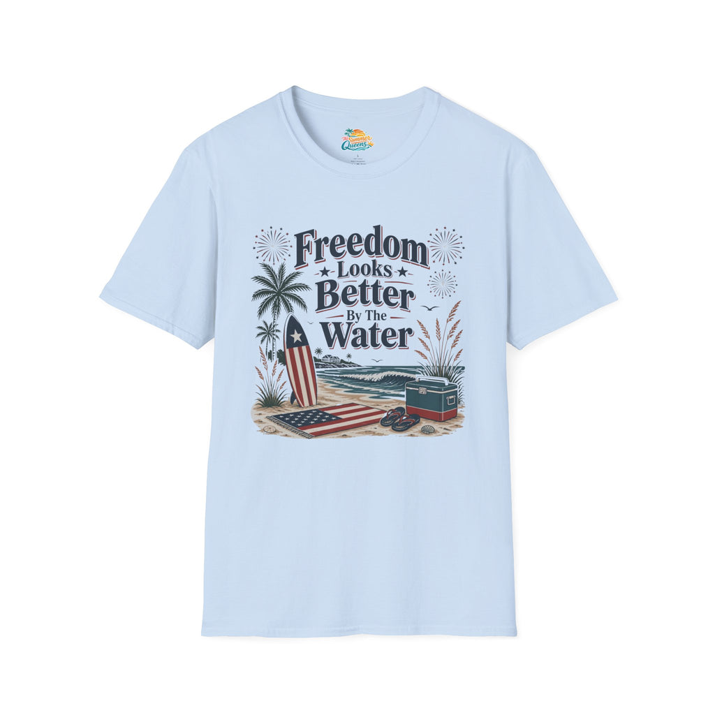 Freedom Looks Better by the Water T-Shirt