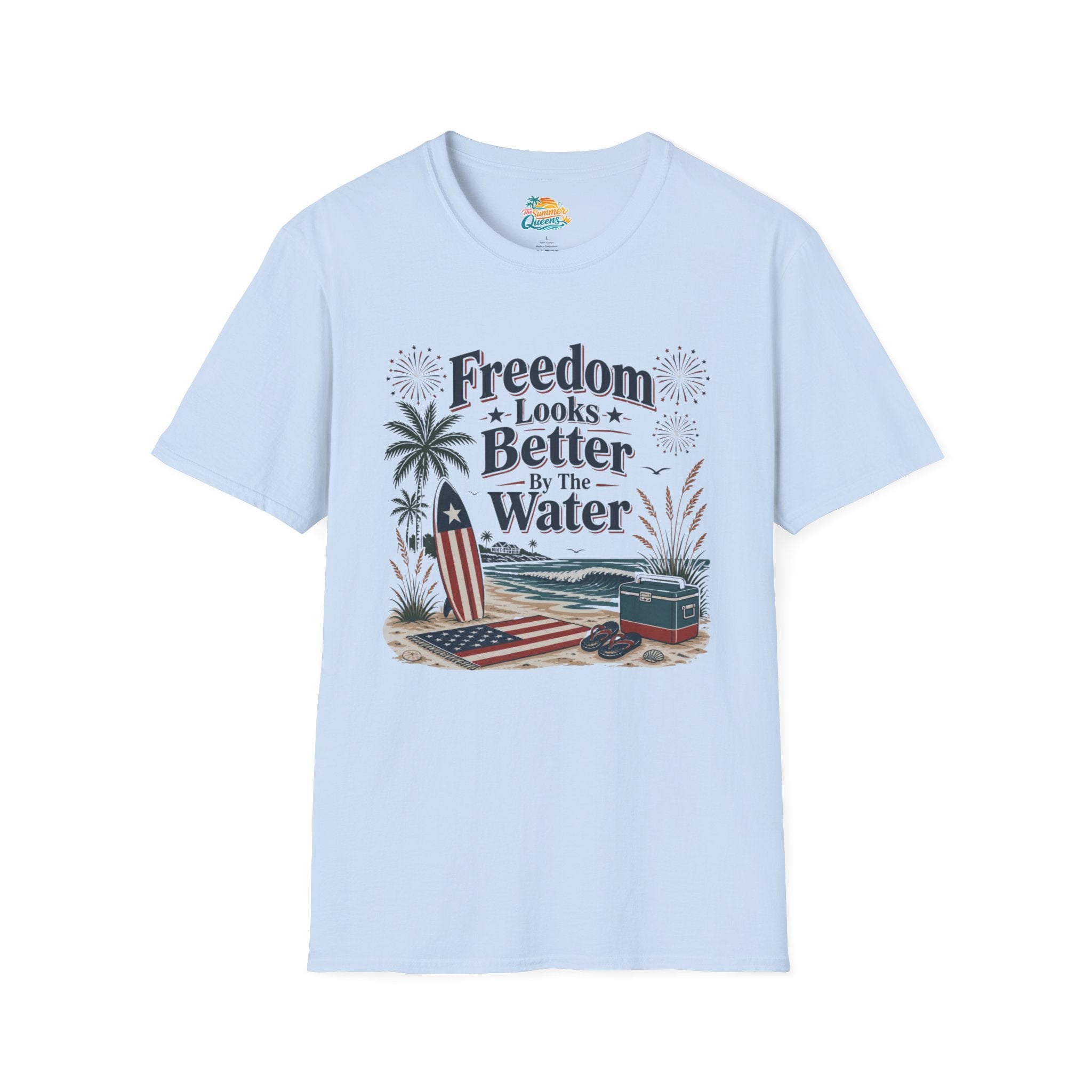 Freedom Looks Better by the Water T-Shirt