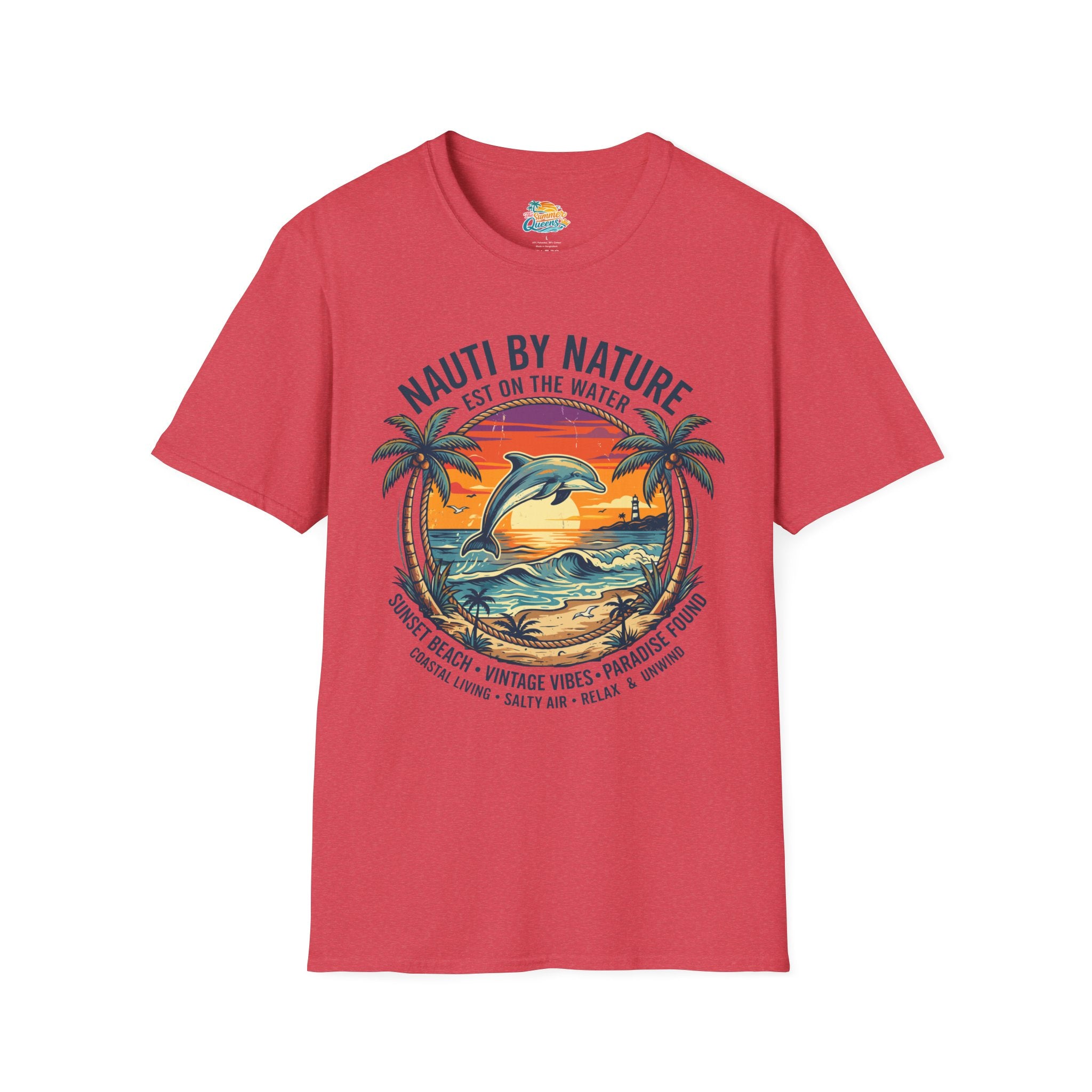 Nauti By Nature EST On The Water - Dolphin Sunset T-Shirt