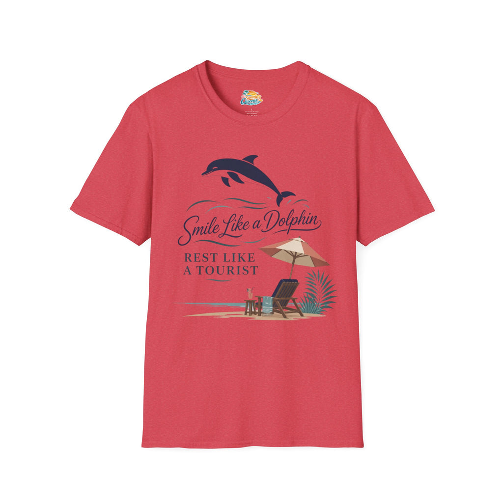Smile Like a Dolphin Beach T-Shirt