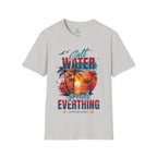 Salt Water Heals Everything T-Shirt - Sunset Palm Tree Beach Tee
