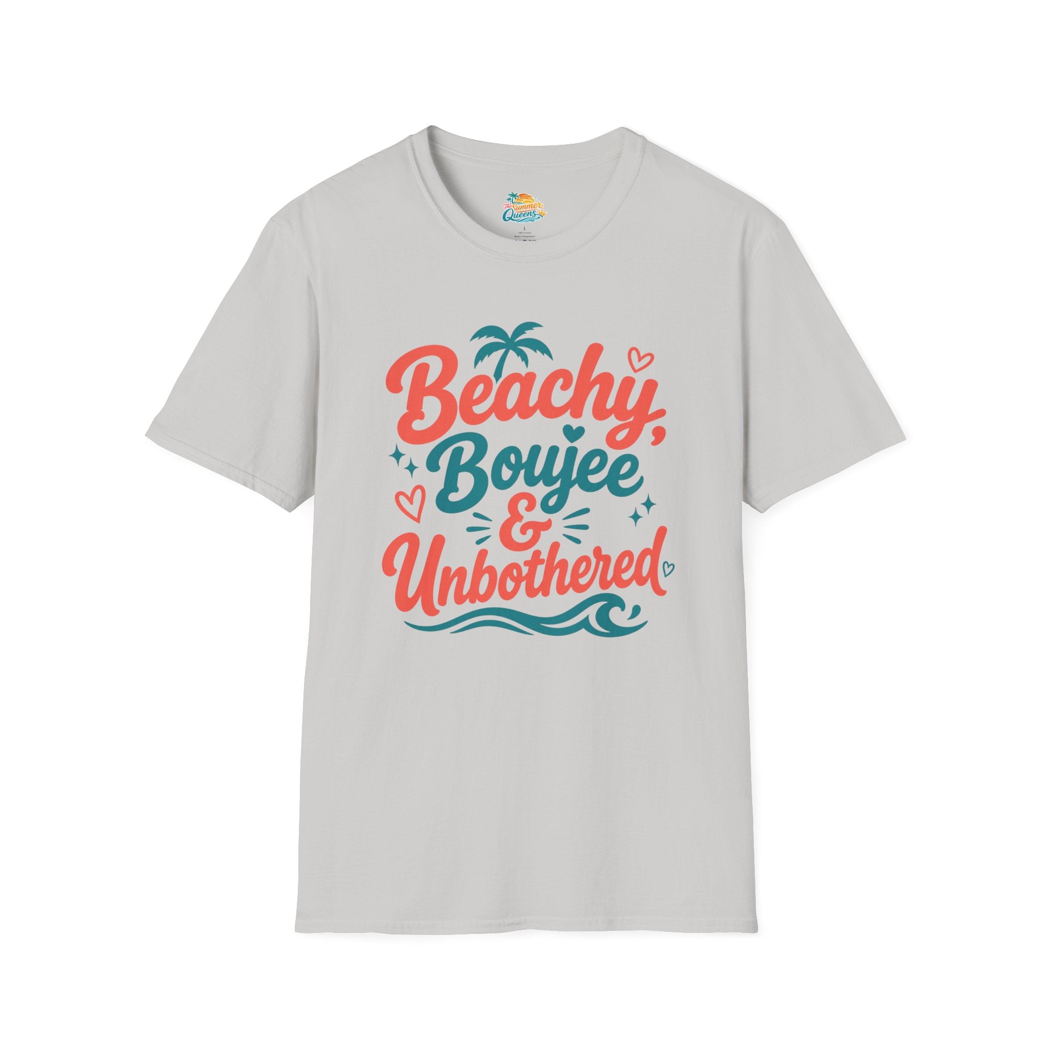Beachy, Boujee & Unbothered T-Shirt — Tropical Summer Graphic Tee