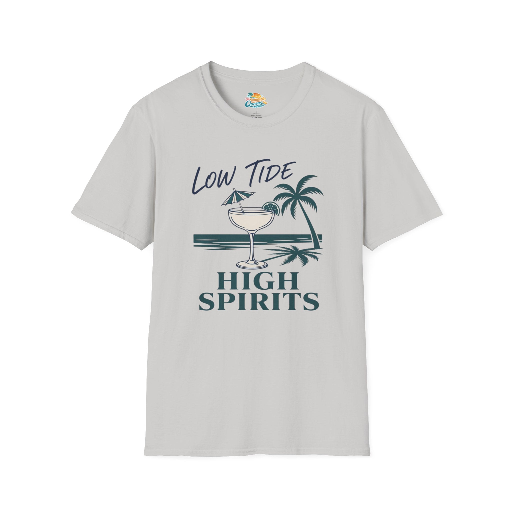 Low Tide High Spirits Cocktail T‑Shirt