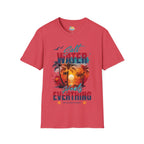 Salt Water Heals Everything T-Shirt - Sunset Palm Tree Beach Tee