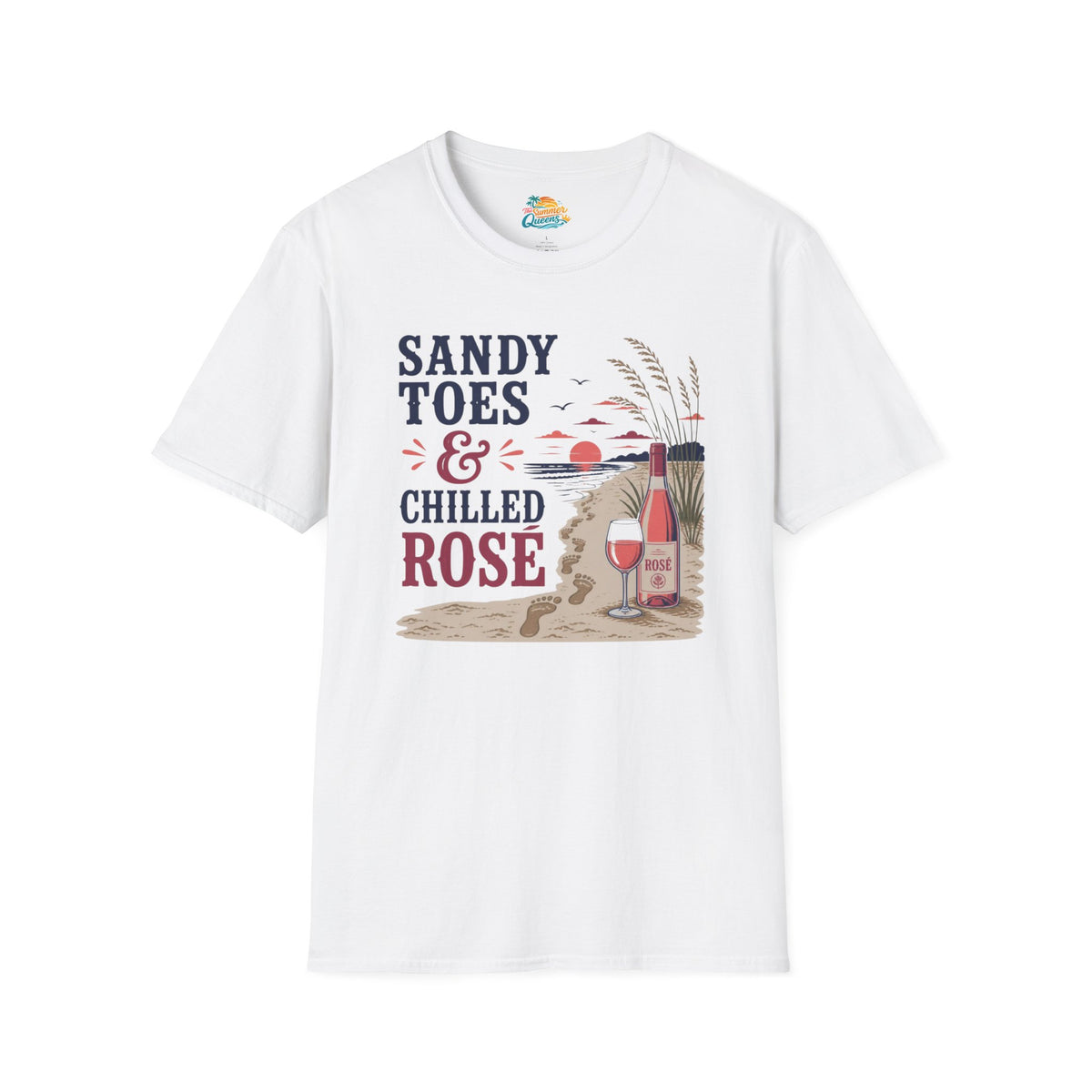 Sandy Toes & Chilled Rosé T-Shirt