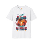 Salt Water Heals Everything T-Shirt - Sunset Palm Tree Beach Tee