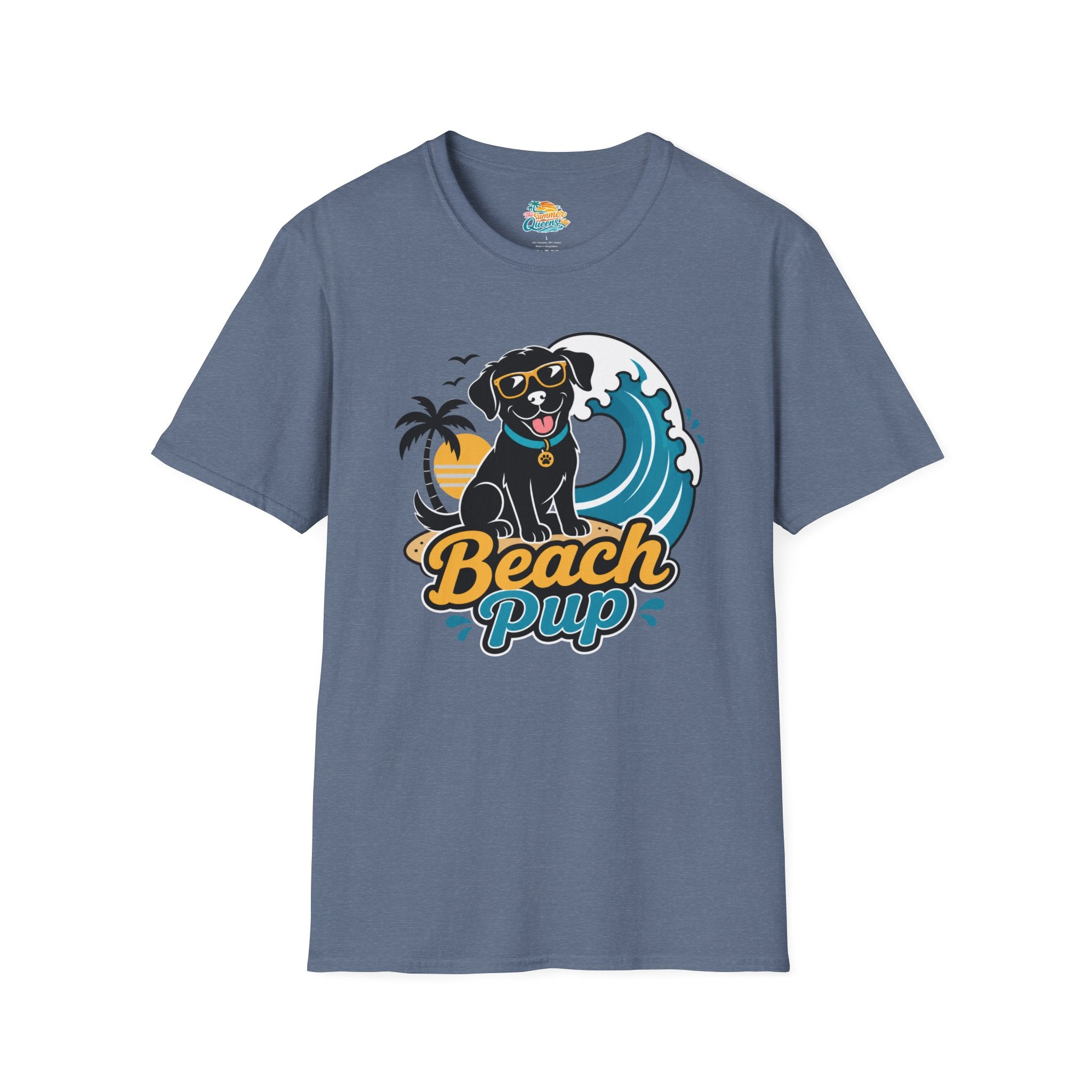Beach Pup T-Shirt — Retro Surf Dog Graphic Tee