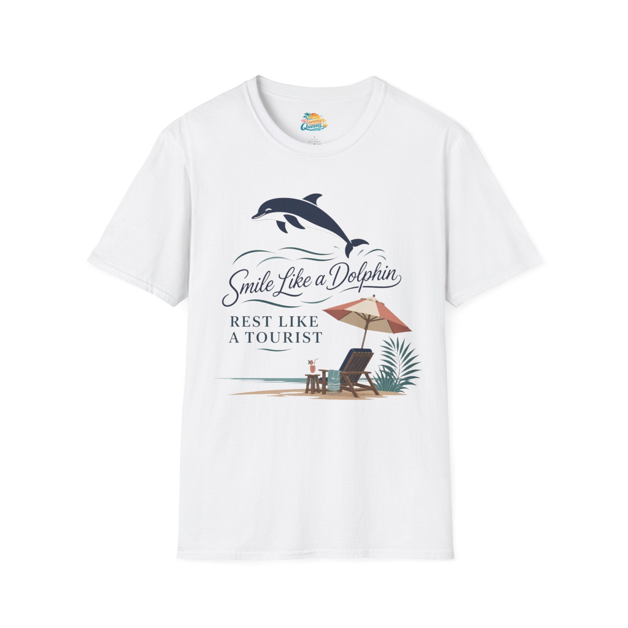 Smile Like a Dolphin Beach T-Shirt