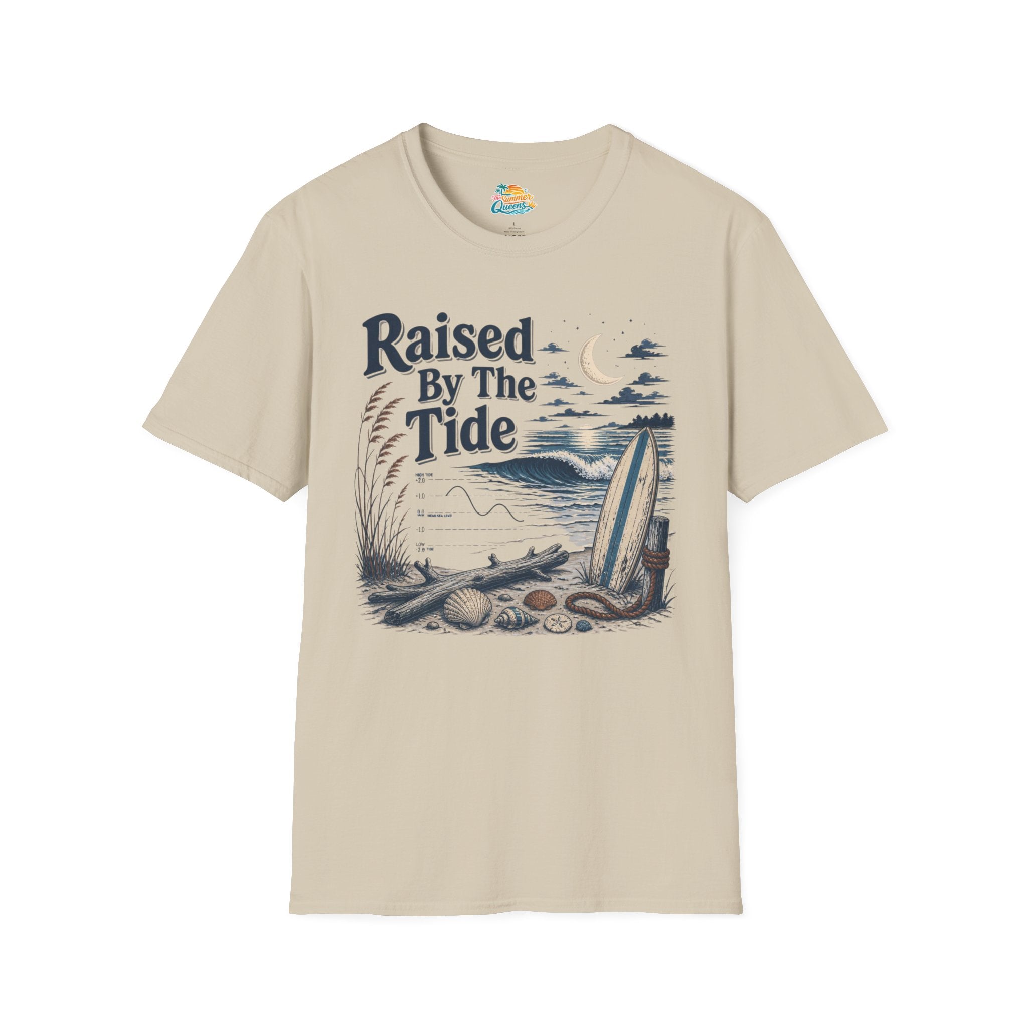 Raised By The Tide Beach T-Shirt