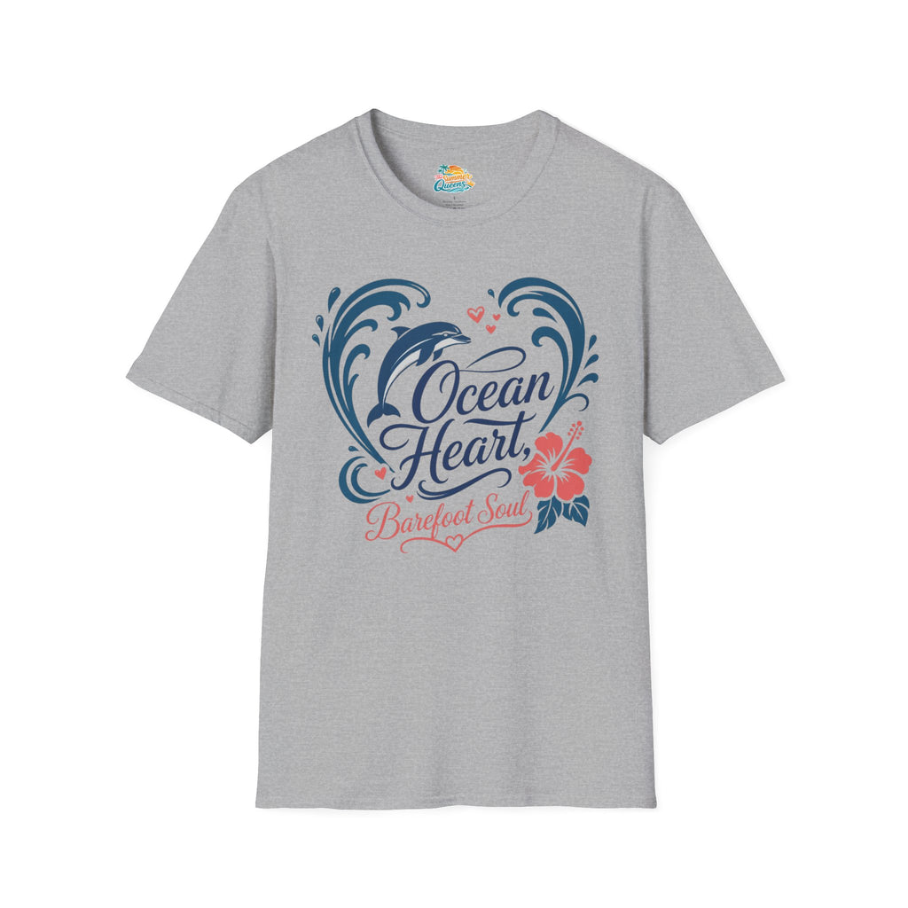 Ocean Heart Barefoot Soul T-Shirt