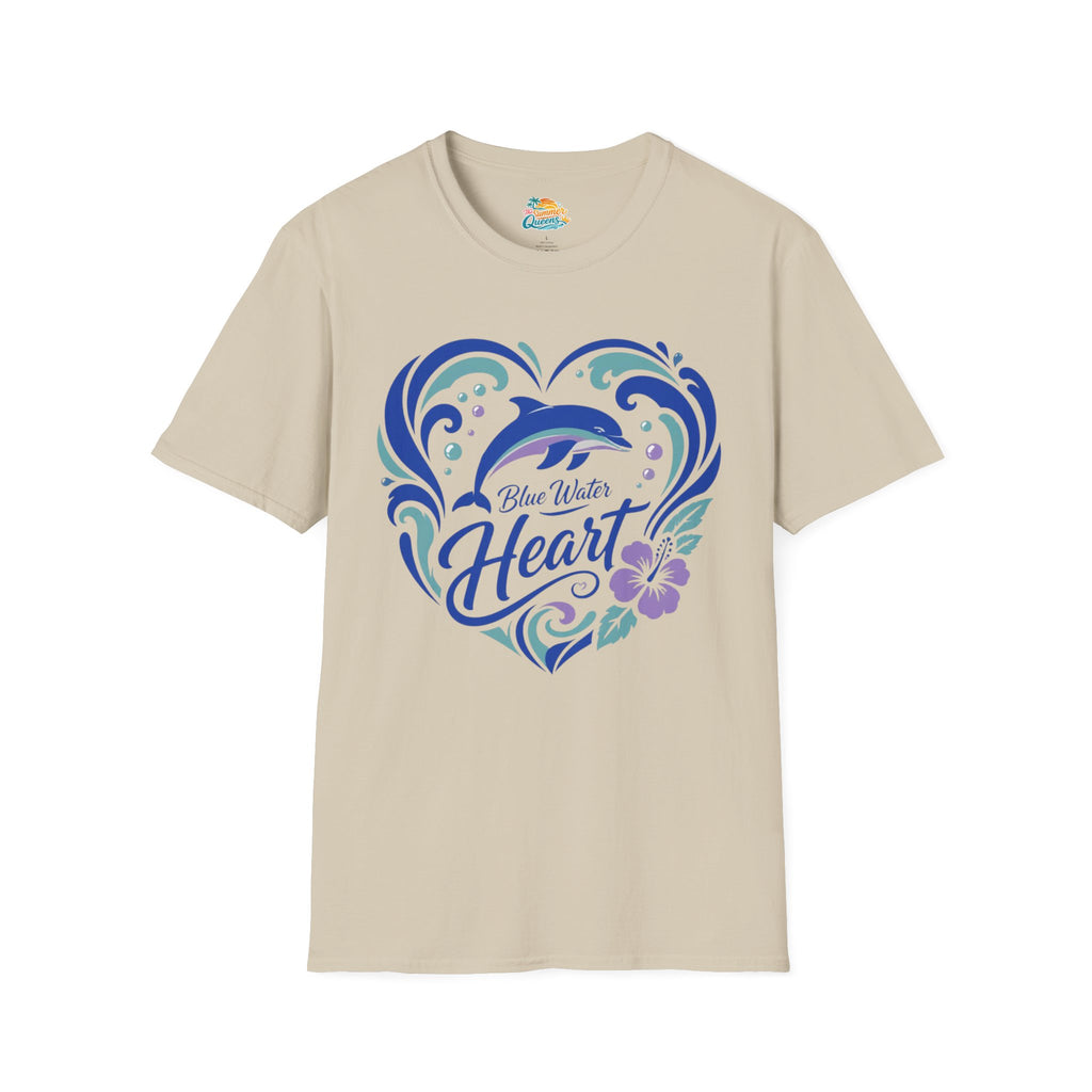 Blue Water Heart T-Shirt
