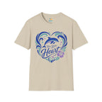 Blue Water Heart T-Shirt
