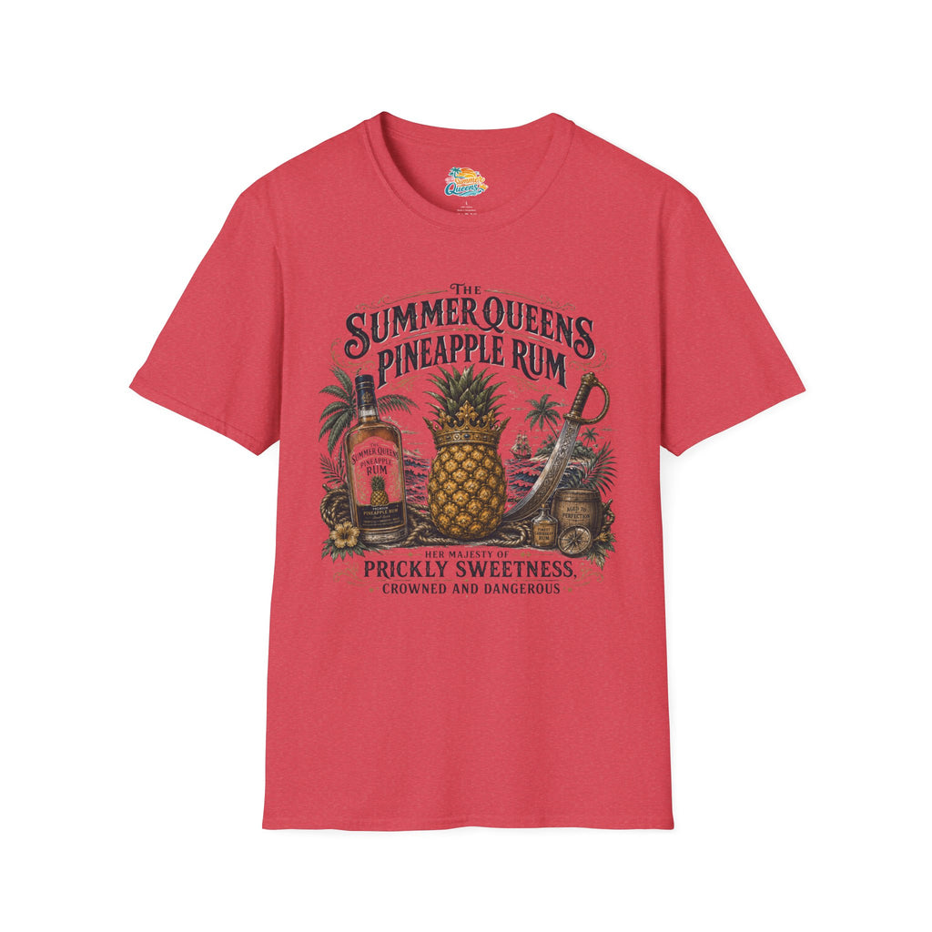 The Summer Queens Pineapple Rum Bottle T-Shirt
