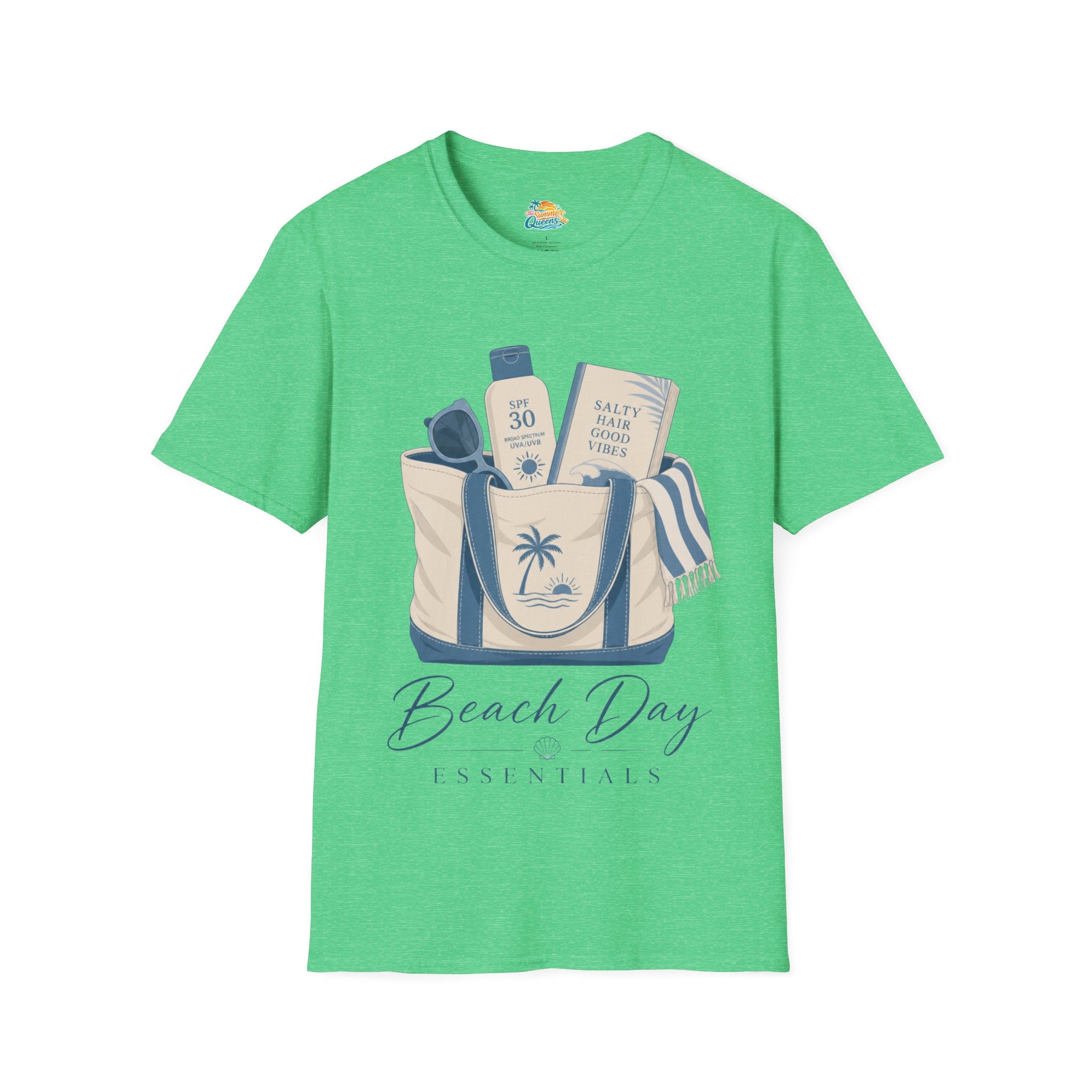 Beach Day Essentials T-Shirt — Summer Tote Graphic Tee