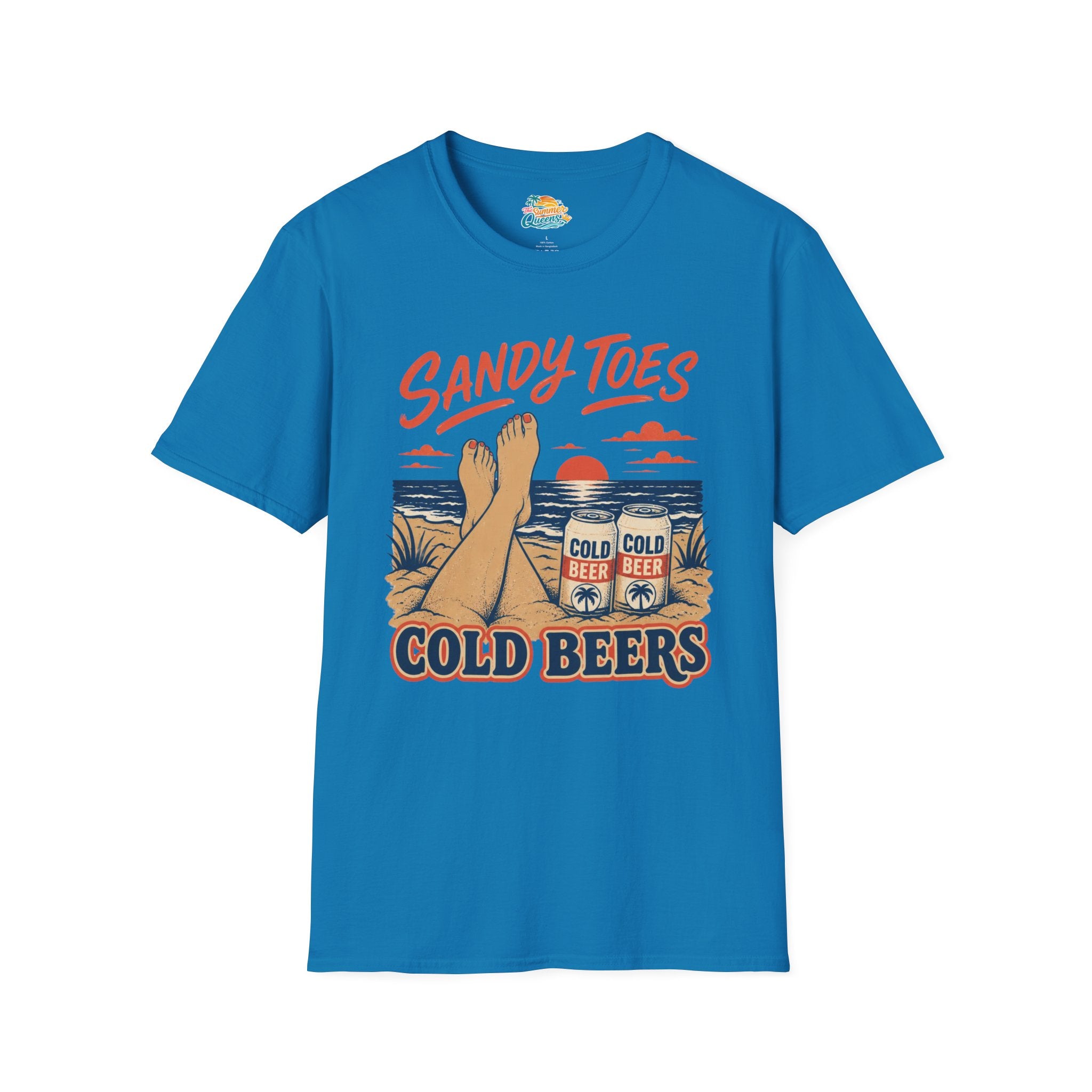 Sandy Toes Cold Beers T-Shirt