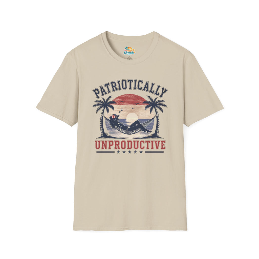 Patriotically Unproductive T-Shirt