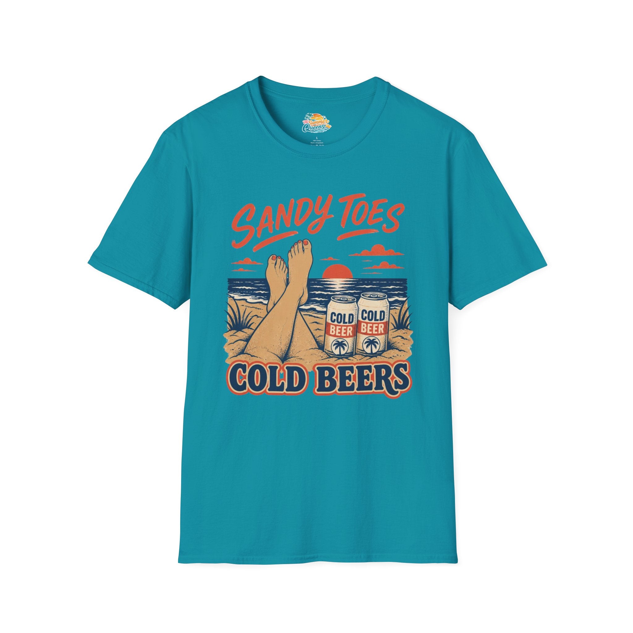Sandy Toes Cold Beers T-Shirt