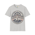 Stay Salty Coastal T-Shirt – Nautical Compass & Sailboat Design