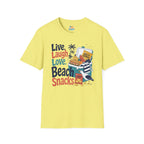 Live, Laugh, Love, Beach Snacks T-Shirt