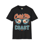 Catch Me by the Coast T-Shirt — Retro Sunglasses Beach Graphic Tee