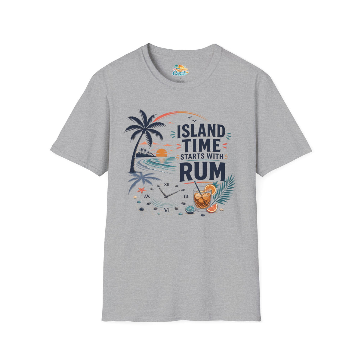 Island Time Starts With Rum T-Shirt
